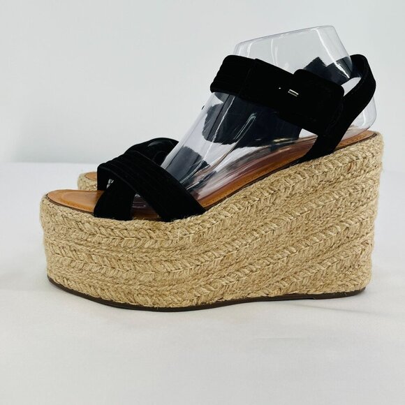 SCHUTZ Women's Blisse Ankle Strap Espadrille Platform Sandals Size 9.5 - Picture 2 of 13